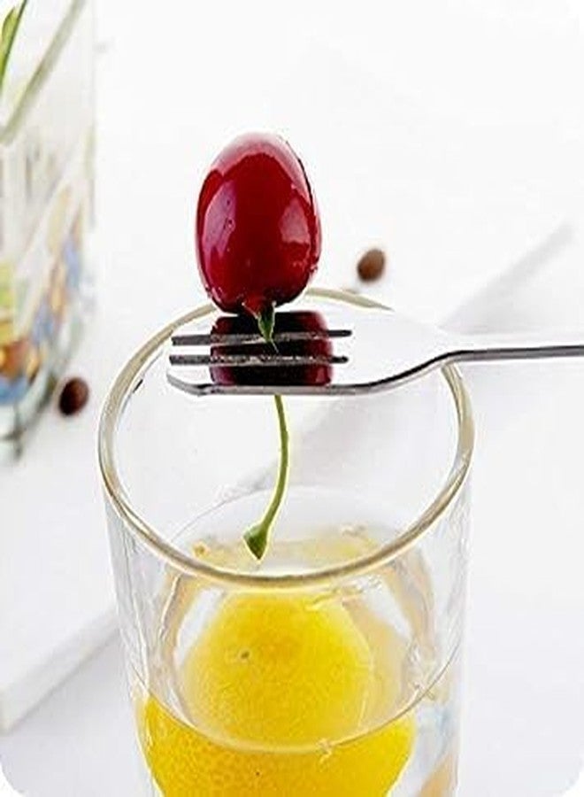 FINALITY Stainless Steel Twisted Design Fork Bar Spoon, Cocktail Mixing Spoon, Long Handle Stirring Spoon, Size-30cm,Pack of 2 - Image 5